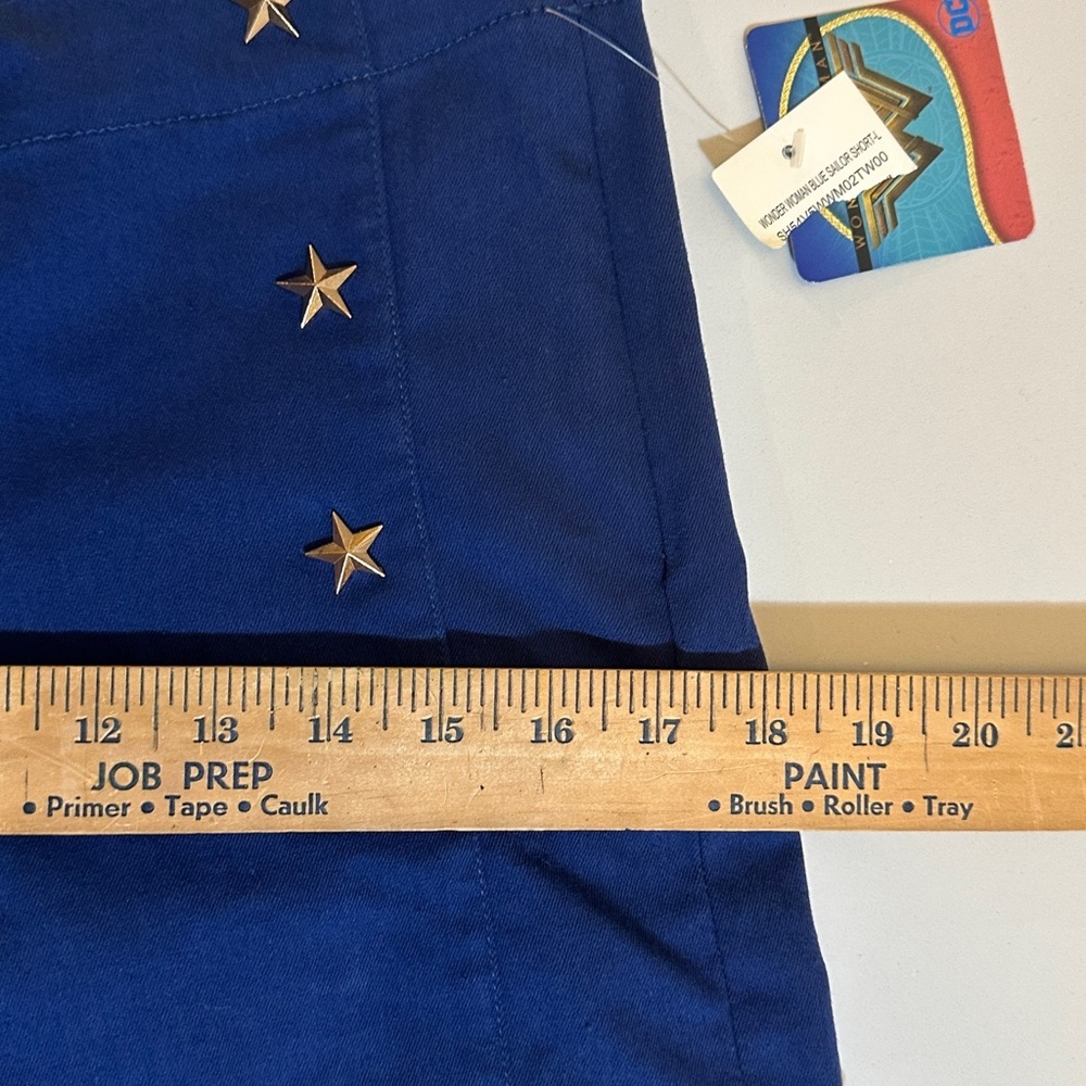 DC Comics Women's Navy Blue High-Waist Star Stud Shorts - Picture 9 of 9